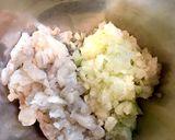 簡単玉ねぎ香る☆蓮根のエビ和風はさみ揚げ作り方1写真