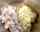 簡単玉ねぎ香る☆蓮根のエビ和風はさみ揚げ作り方1写真