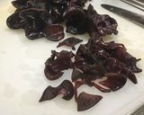キクラゲと椎茸の佃煮作り方1写真