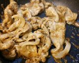 豚肉ニンニク焼き。作り方3写真
