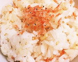 かき揚げ丼を装う干しえび混ぜご飯作り方4写真