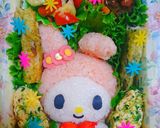 簡単♪『マイメロちゃん♡』おにぎり♪弁当作り方19写真