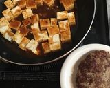 麻婆煮込みポークハンバーグ豆腐作り方5写真