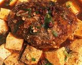 麻婆煮込みポークハンバーグ豆腐作り方8写真