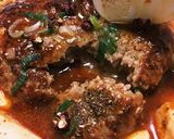 麻婆煮込みポークハンバーグ豆腐作り方9写真