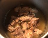 スペアリブと豚ヒレ肉の赤ワイン煮込み♪作り方4写真