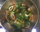 上品薄味✨白菜とちくわの煮物 柚子風味作り方3写真