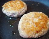 和風豆腐ハンバーグ 青じそ風味つゆがけ作り方5写真