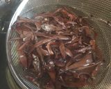 自家栽培のキクラゲ＊ナムル。作り方1写真
