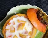 器も食べれちゃう柿がゴロゴロプリン作り方5写真