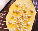 HB使用＊ホワイトチョコとナッツのパン作り方6写真
