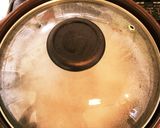 チポプサヨ(イクラ入りの米とヒエのお粥)作り方3写真