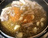簡単！美味しい！レンズ豆と塩豚の煮込み作り方7写真