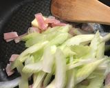 セロリとキノコの塩バター作り方4写真