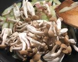 セロリとキノコの塩バター作り方5写真
