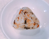 お湯だけ、塩こんぶおかか梅干のだし茶漬け作り方3写真