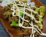 アボカドとひき肉の濃厚丼作り方7写真
