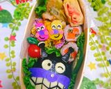 簡単♪『ばいきんまん』おにぎり弁当♡作り方14写真