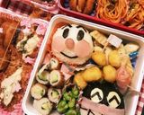 『アンパンマンとばいきんまん』雨の日弁当作り方21写真