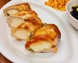 厚揚げと野菜の肉巻き BBQ風ソース♪作り方4写真