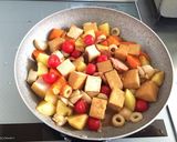 厚揚げ&野菜ミックスバター醤油味作り方3写真