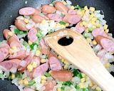 簡単リメイク★カレーチャーハン作り方4写真