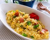 簡単リメイク★カレーチャーハン作り方7写真