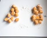 さつまいもニョッキの豆乳味噌スープ作り方14写真