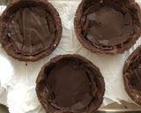 お手軽に♫柿とチョコレートのタルト作り方6写真