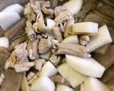 キムチもつ煮作り方1写真