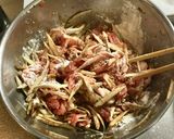 雑な男料理:豚肉&ゴボウの唐揚げ!!作り方5写真