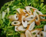 蕪の葉とちくわのピリ辛炒め作り方4写真