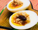 ゆで卵にナッツ×ソルト作り方1写真