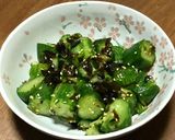 雑な男料理：ジャバラ胡瓜のわさび昆布！！作り方6写真