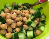 ひよこ豆の付け合わせ☆納豆のタレ活用作り方3写真