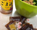ひよこ豆の付け合わせ☆納豆のタレ活用作り方4写真