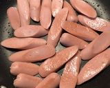 魚肉ソーセージでおかず☆ケチャップ炒め作り方4写真
