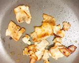 ご飯が進む！ 春菊と豚肉のコリアン風炒め作り方4写真