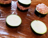 はさみ揚げ風天ぷら！ナスと鶏ひき肉で☆作り方3写真