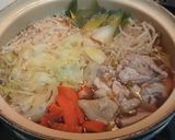 お野菜たっぷり鶏鍋作り方4写真