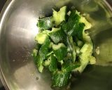 トマトときゅうりのゴマサラダ作り方1写真