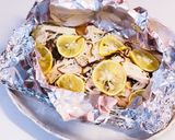 ホイルで簡単！きのこと鯛のかぼす蒸し。作り方6写真