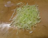 朝食昼食　キャベツとウインナーのトースト作り方1写真