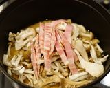 きのことベーコンの炊き込みご飯作り方1写真