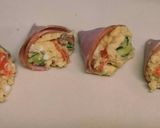 お弁当にポテトサラダinハムカップ作り方3写真