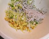生姜たっぷりしらすネギ丼作り方1写真