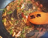 明日葉の茎の塩辛炒め作り方3写真
