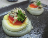 ホッとしよ♥　野菜と卵のかさね焼き作り方9写真