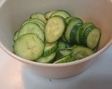 子供も大丈夫☺️キウリの甘ゴマ味噌和え作り方1写真