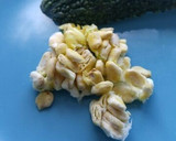 【使いきり】ゴーヤのわたのカレー焼き作り方1写真